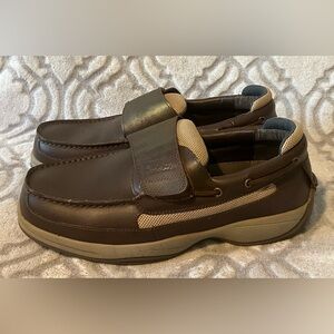 Ped-Lite Oliver Men’s Brown Strap Diabetic Comfort Shoes – Size 10M